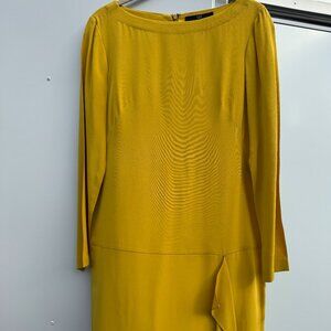 Tibi Mustard Yellow Dress – US 2 / FR 34 / IT 38